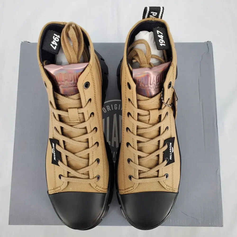 Palladium‎ Revolt HI TX Platform Boots Olive 97242-307-M Womens 6 New